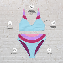 Load image into Gallery viewer, Open Seas ~ Recycled high-waisted bikini
